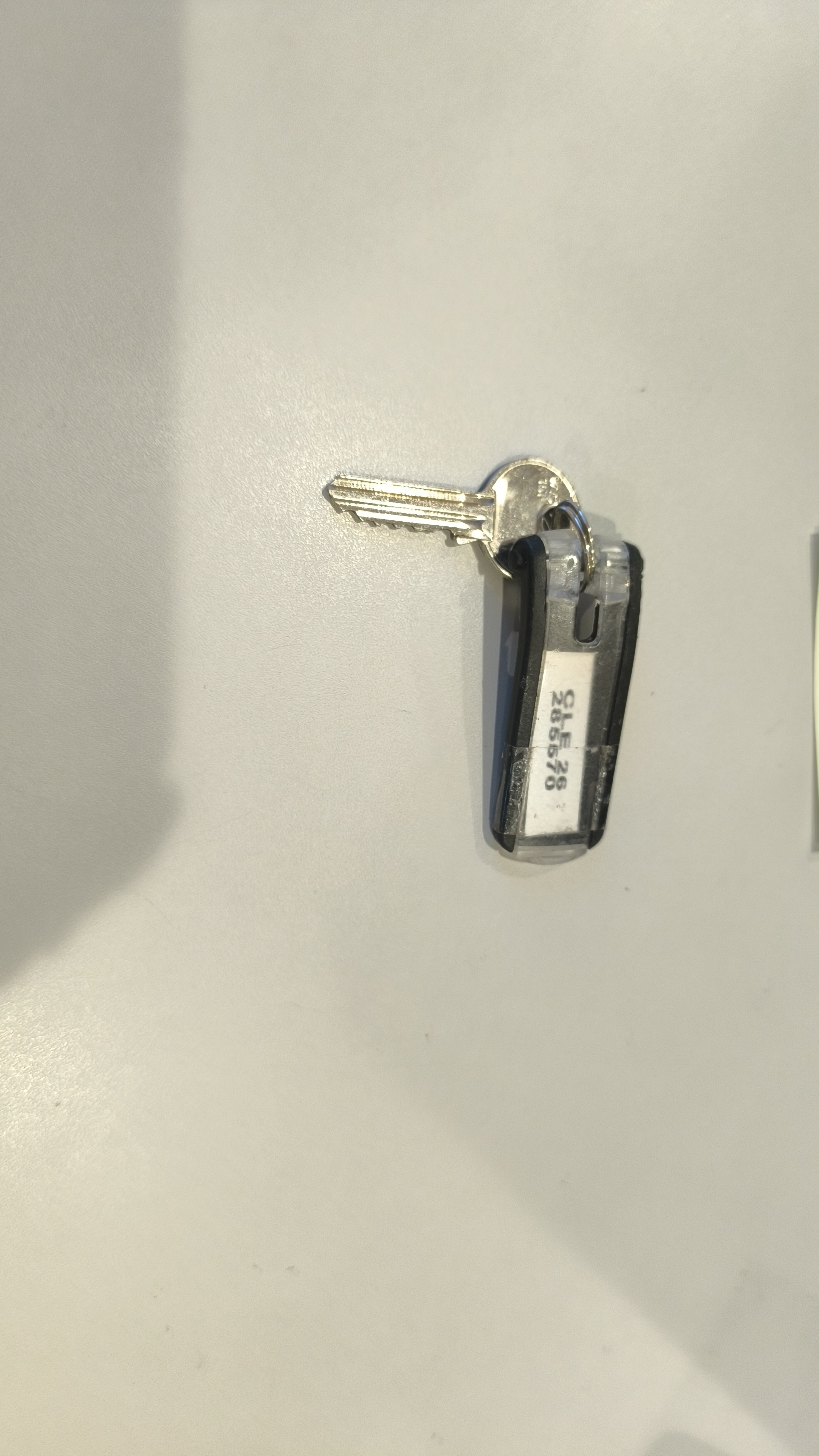 clé retrouvée pizzéria